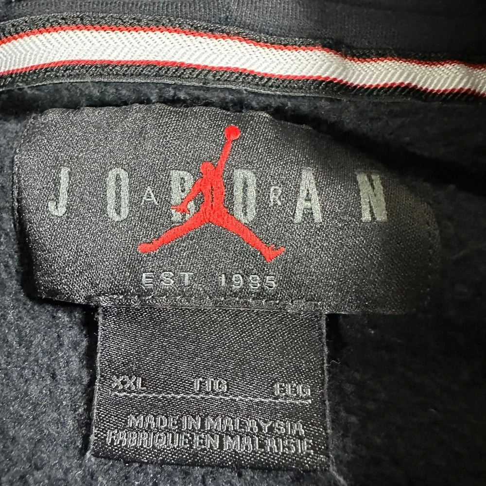 Air Jordan‎ Flight Club XXL Hoodie Black Pullover Michael Jordan Wheaties